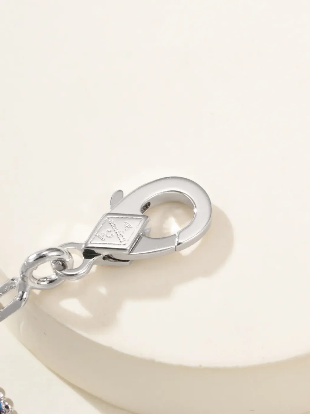 Van Cleef & Arpels Alhambra Blue Five-Clover Silver-Tone Bracelet product view 9