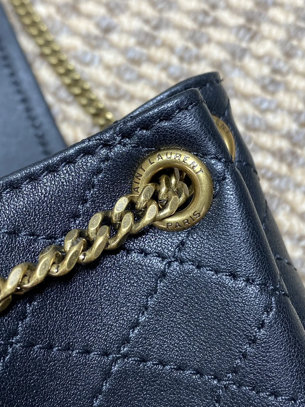 Saint Laurent Mini Nolita Bag — Black product view 7