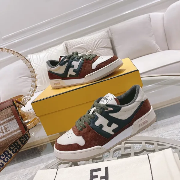 Fendi Match 2024 Sneakers White & Green product view 5