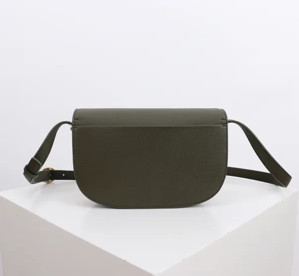 Medium Dior Médaillon Flap Bag — Olive Green product view 6
