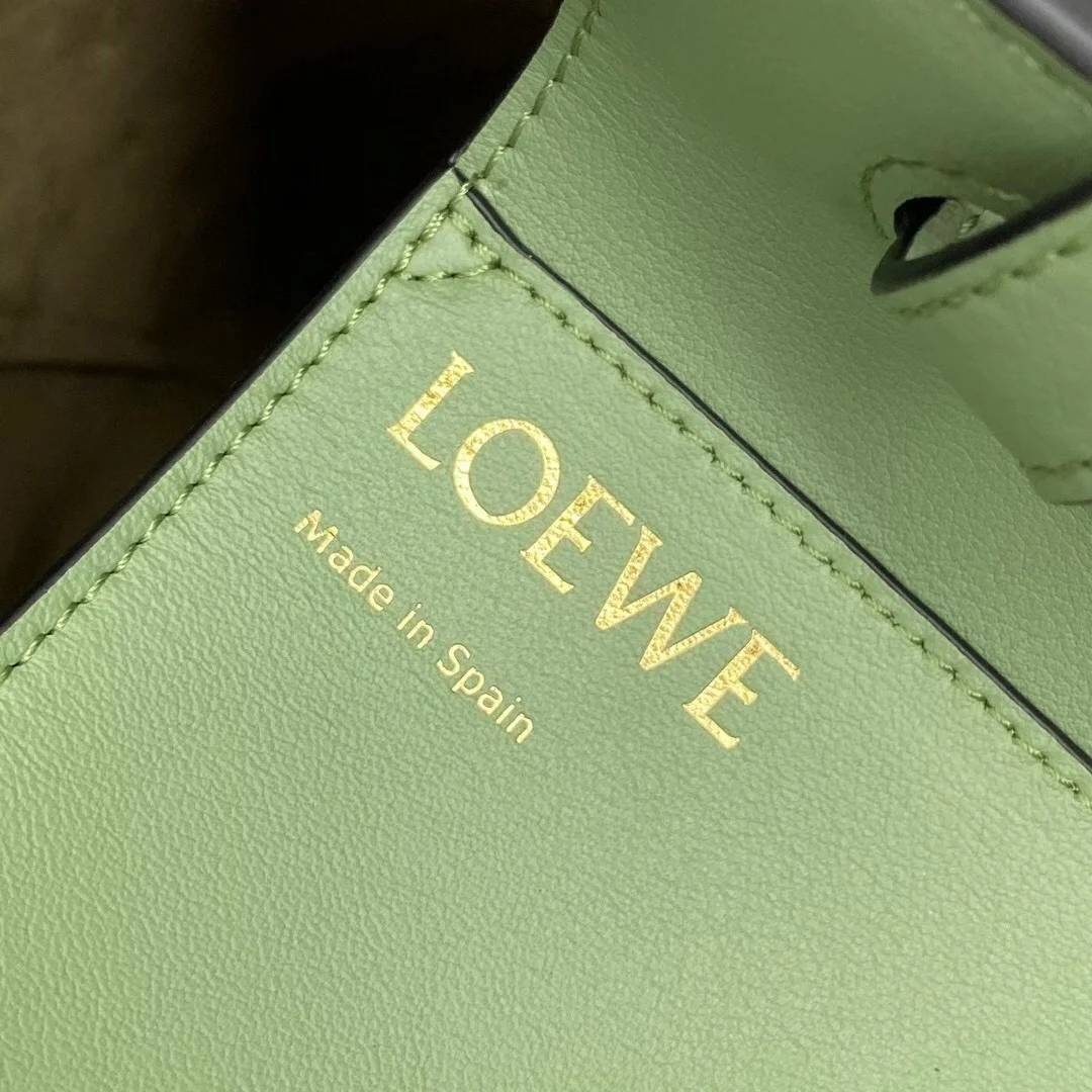 Loewe Anagram Medium Tote Bag In Rosemary Calfskin product view 10