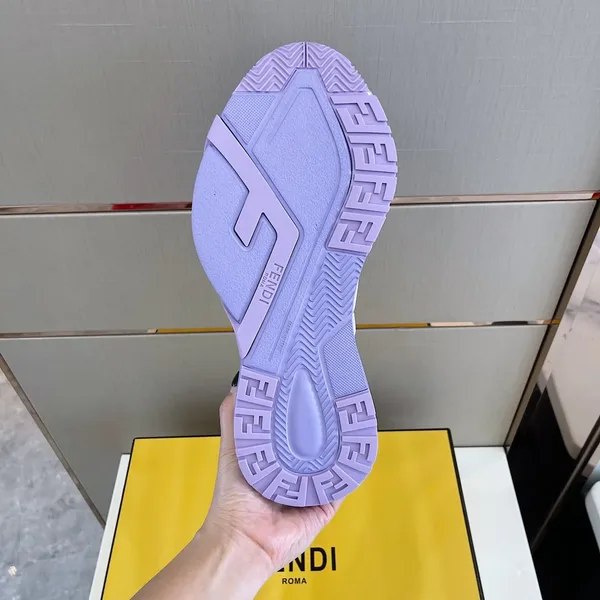 Fendi Flow Slip-On Sneaker, Purple Knit product view 9