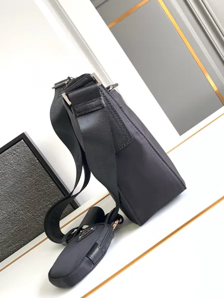 Prada Crossbody Bag in Black Re-Nylon product view 10