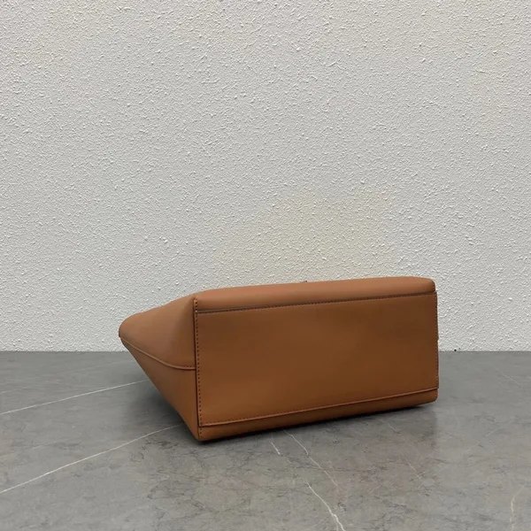 Loewe Anagram Small Tote In Brown Classic Calfskin product view 4