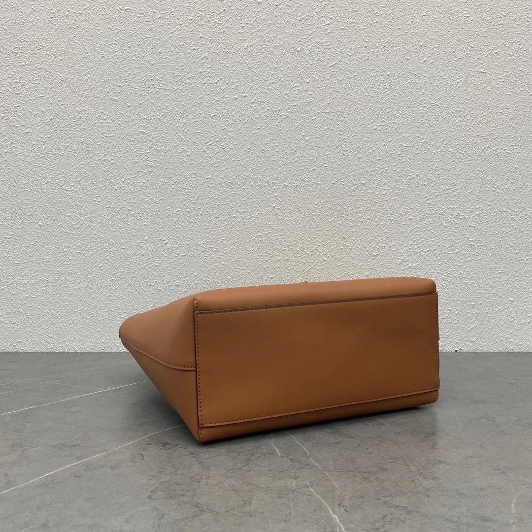 Loewe Anagram Small Tote In Brown Classic Calfskin product view 4