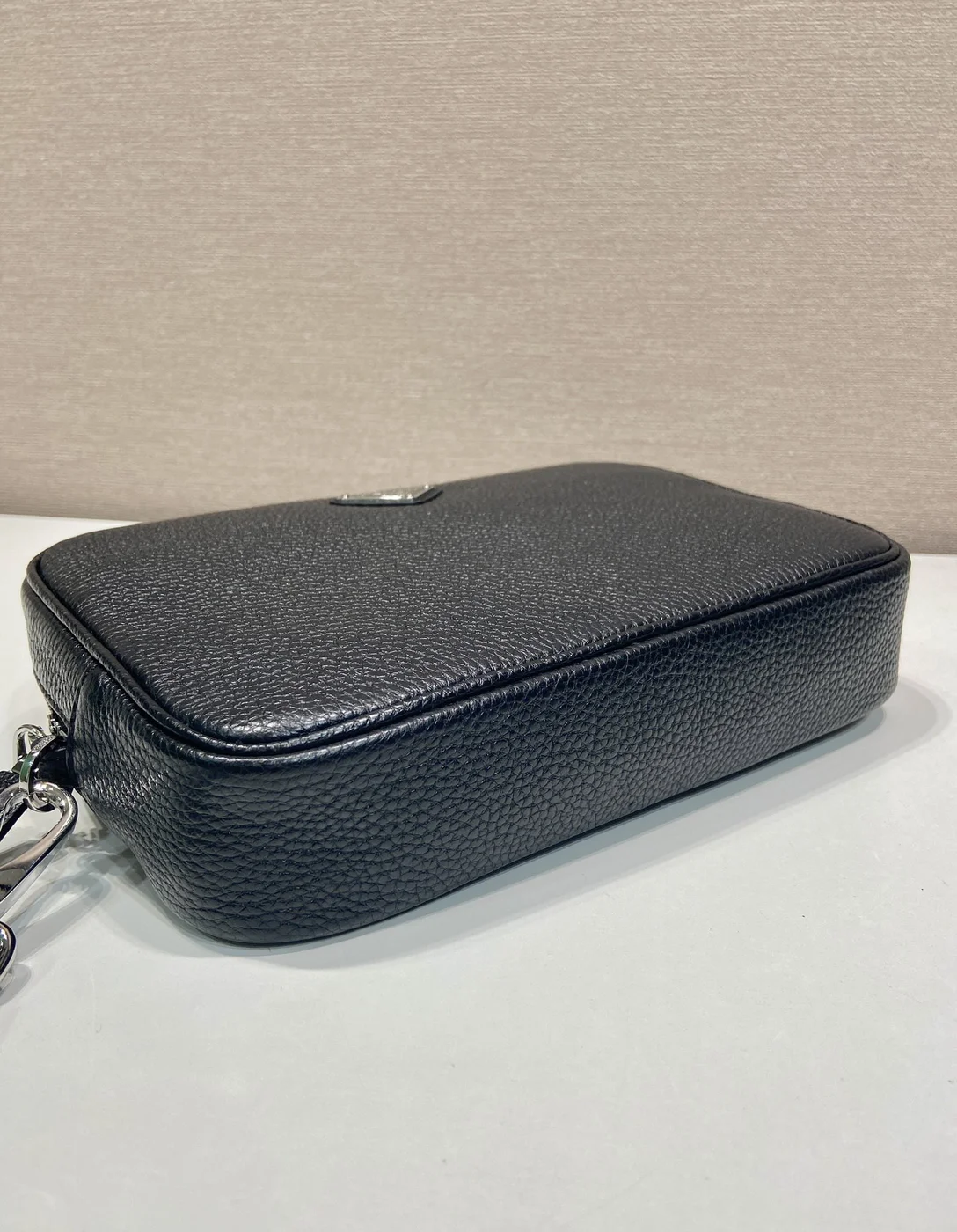 Prada Leather Pouch — Black product view 6