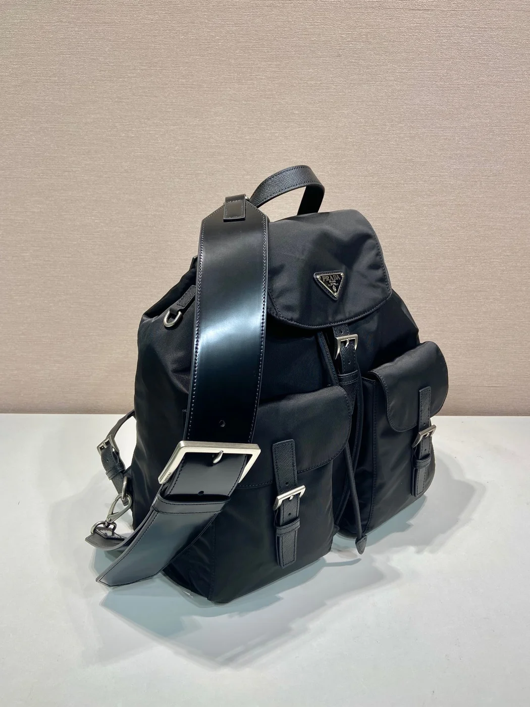 Prada Re-Nylon Backpack — Black product view 3