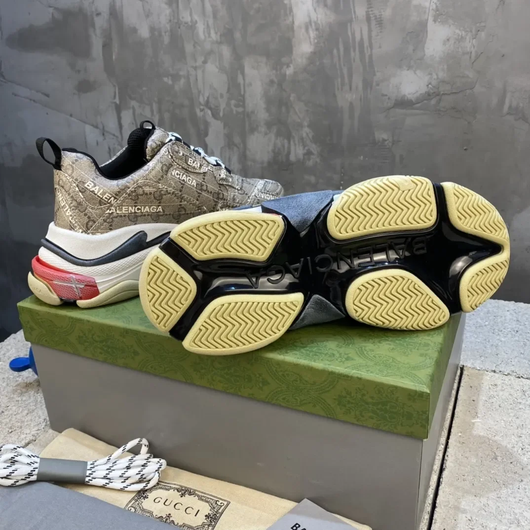 Gucci x Balenciaga Triple S Beige Sneakers product view 9