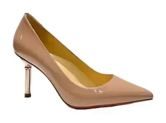 Christian Louboutin Scepter 85 Patent Pumps Nude Pink product view 1