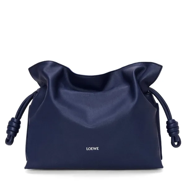 Loewe Flamenco Clutch Bag in Abyss Blue Nappa Calfskin product photo