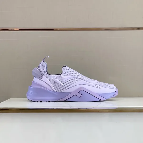 Fendi Flow Slip-On Sneaker, Purple Knit product view 3