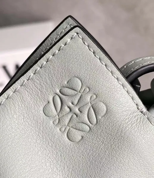 Loewe Flamenco Clutch Bag In Ash Grey Calfskin product view 6