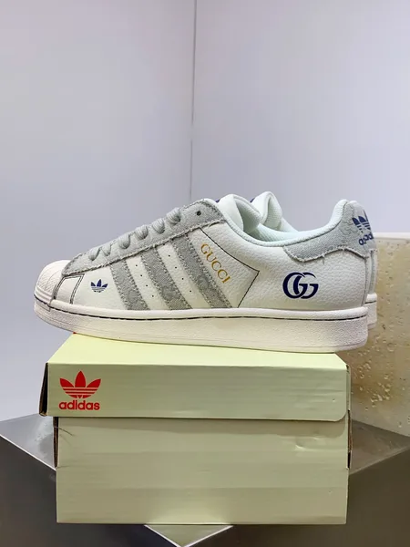 Adidas Gazelle Indoor Gucci White Gray Low Shoes product view 5