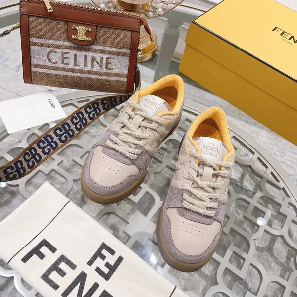 Fendi Match 2024 Sneakers Beige Yellow product view 2