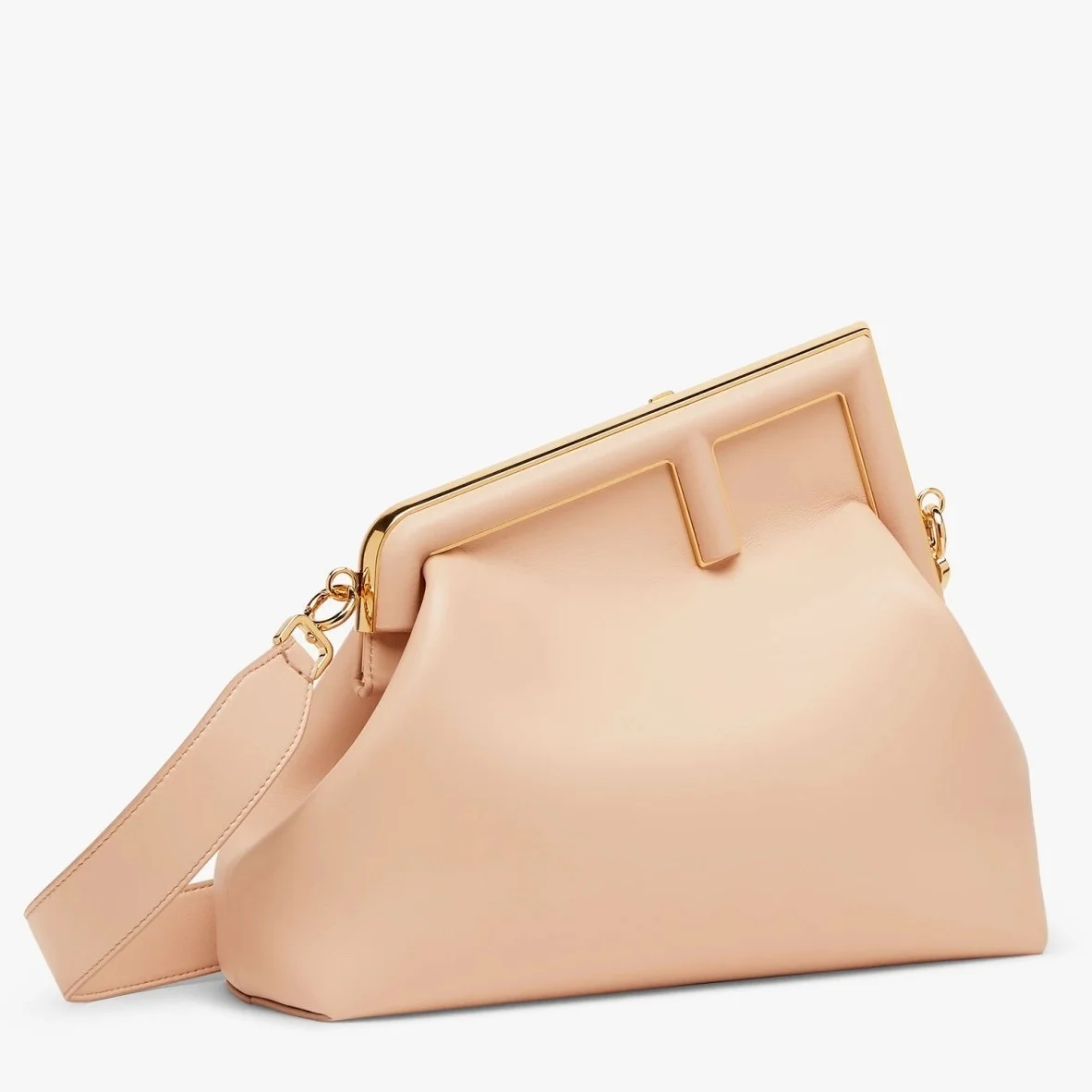 Fendi First Medium Bag In Powder Pink Nappa Leather product view 1