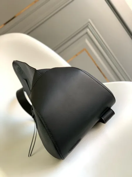 Loewe Anton Sling Bag in Black Grained Calfskin product view 3