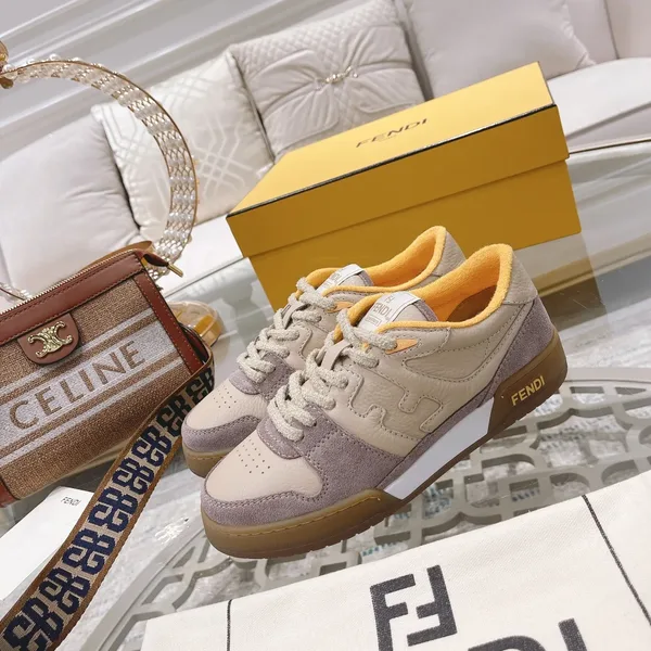 Fendi Match 2024 Sneakers Beige Yellow product photo