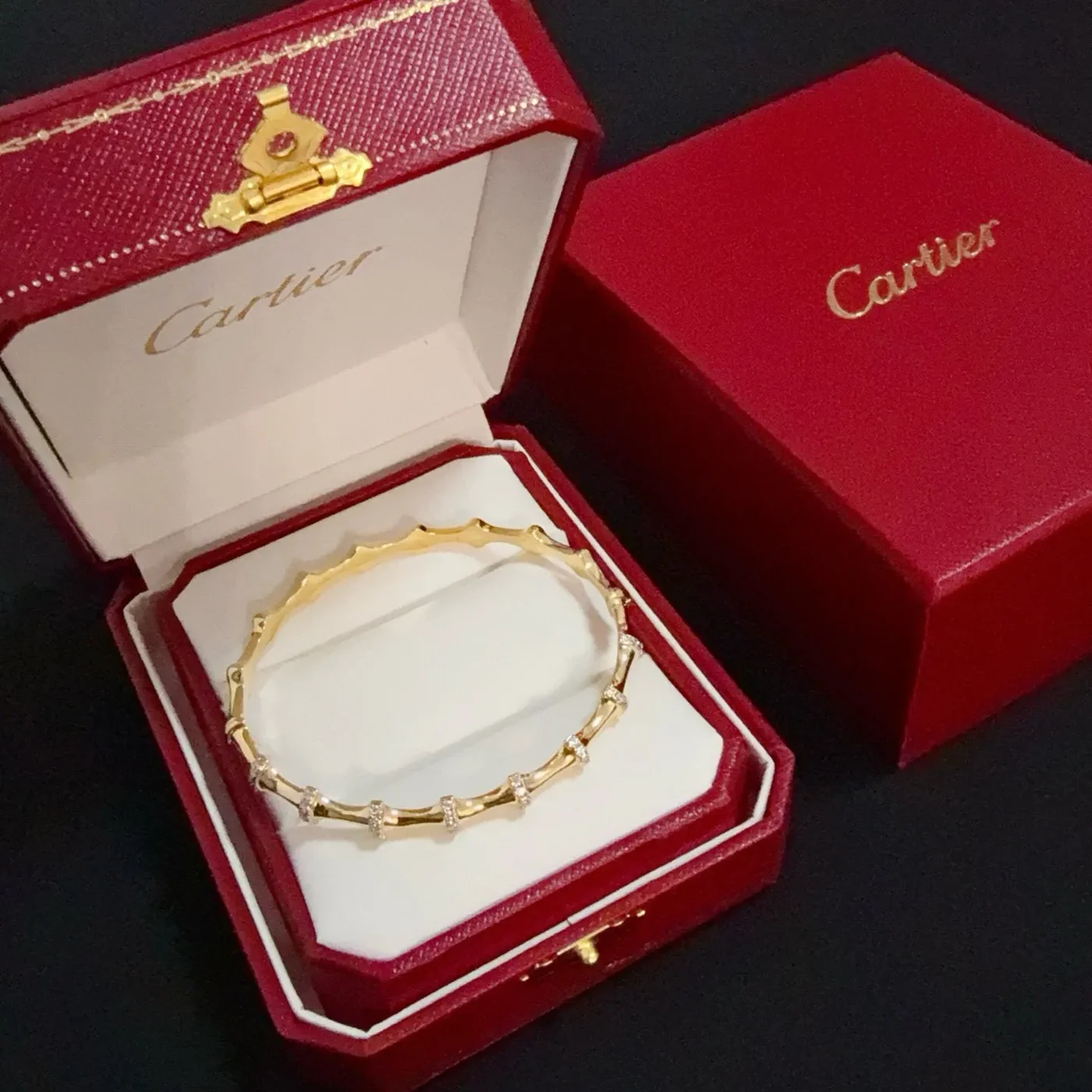 Cartier Gold-Tone Elongated-Link Chain Bracelet product view 1