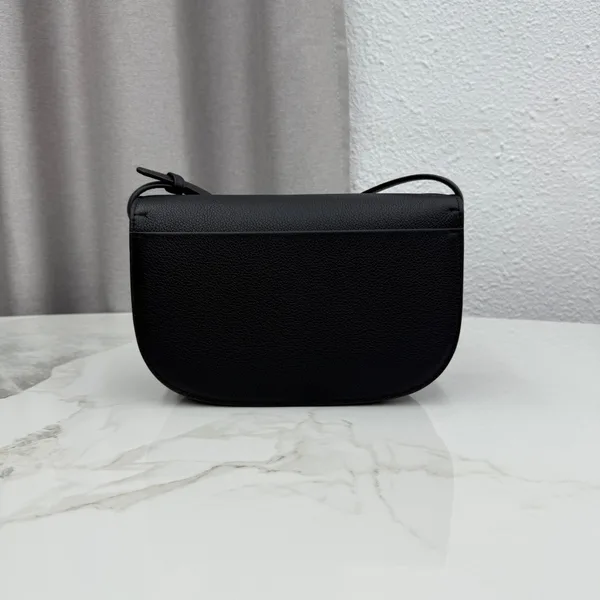 Medium Dior Médaillon Flap Bag — Black product view 5
