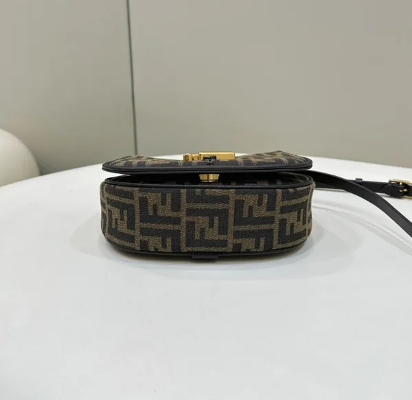 Fendi C’mon Small Bag in FF Jacquard Fabric product view 5