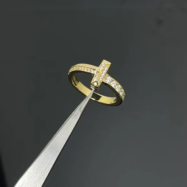 Tiffany & Co. T1 Narrow Pavé-Effect Ring Gold-Tone product photo