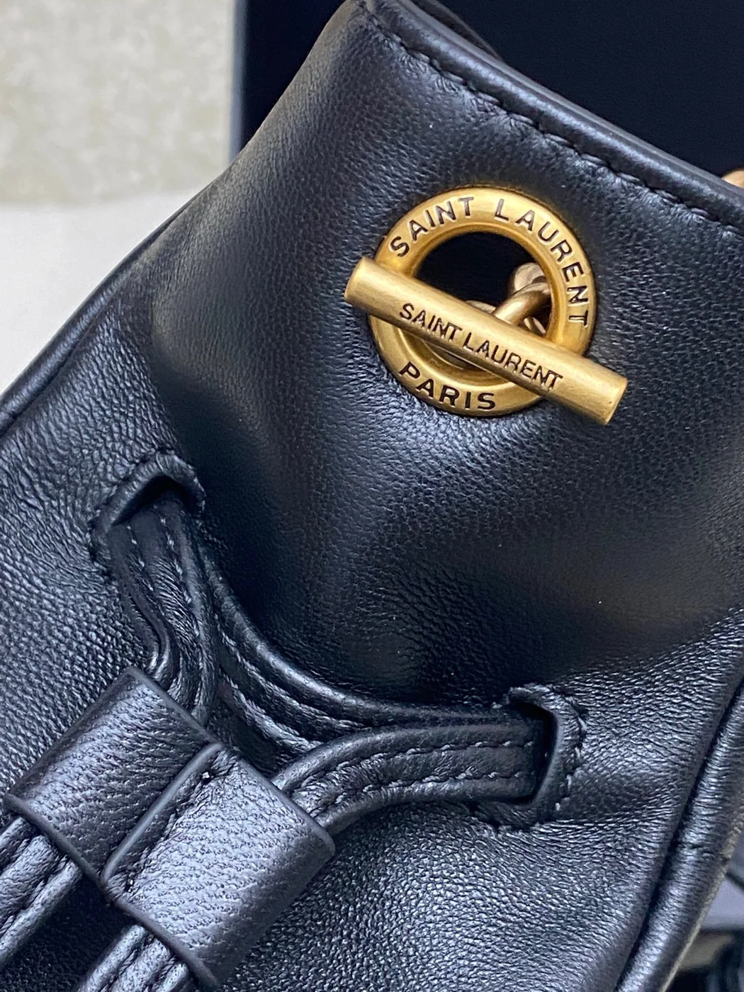 Saint Laurent Jamie Mini Shoulder Pouch — Black product view 6