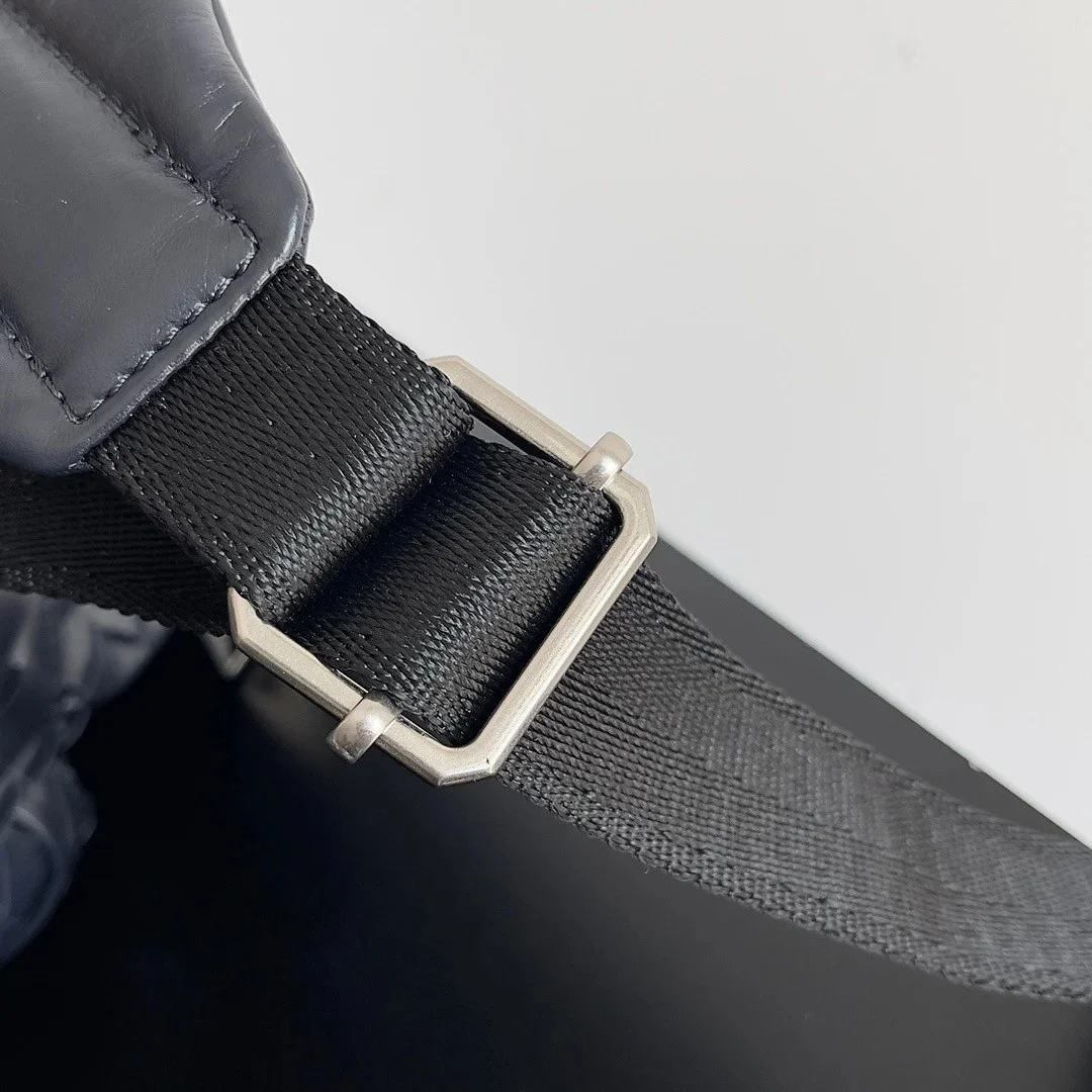 Bottega Veneta Small Backpack In Dark Blue Intrecciato Calfskin product view 8