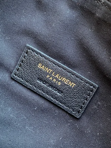 Saint Laurent Amalia Mini Hobo Bag — Black product view 8