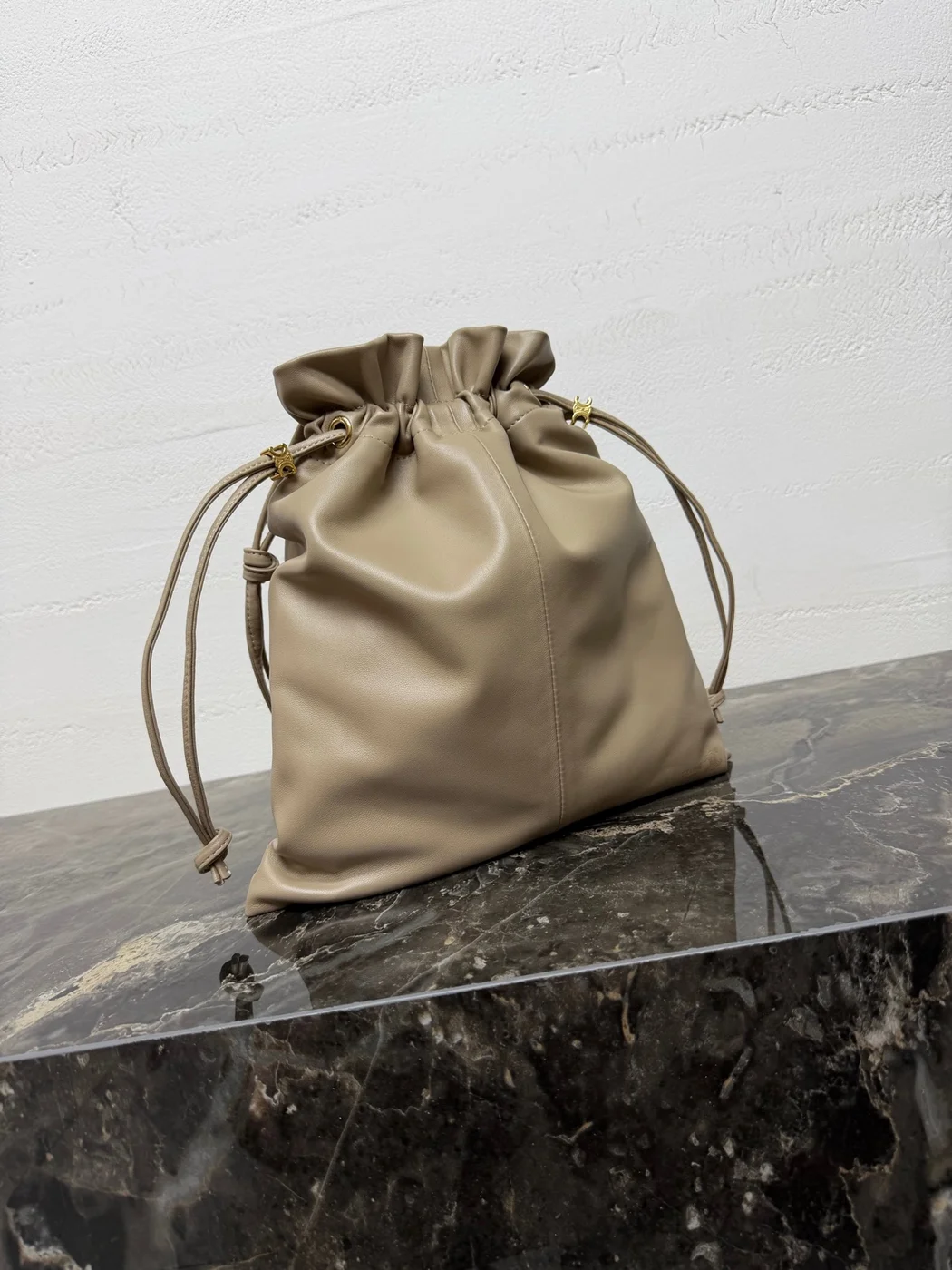 Celine Small Crystal Pouch — Taupe product view 2