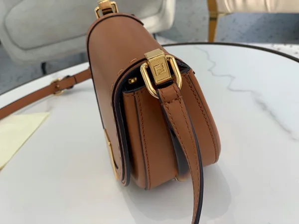 Fendi Moonlight Saddle Bag In Brown Calfskin product view 2