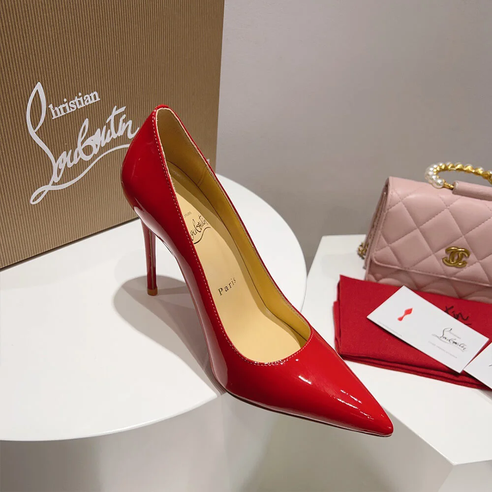 Christian Louboutin Kate Patent Pumps Red product view 5