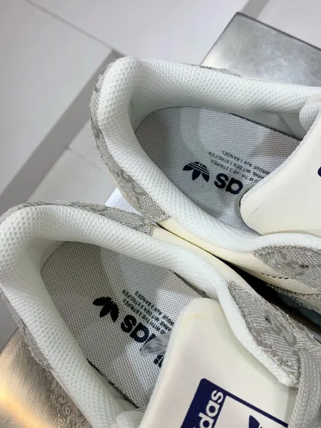 Adidas Gazelle Indoor Gucci White Gray Low Shoes product view 7