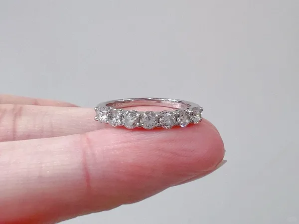 Tiffany & Co. Forever Seven-Stone-Effect Band Ring Silver-Tone product view 8