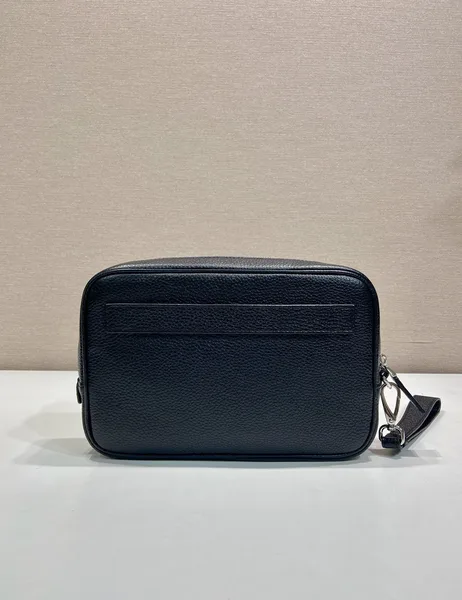 Prada Leather Pouch — Black product view 5