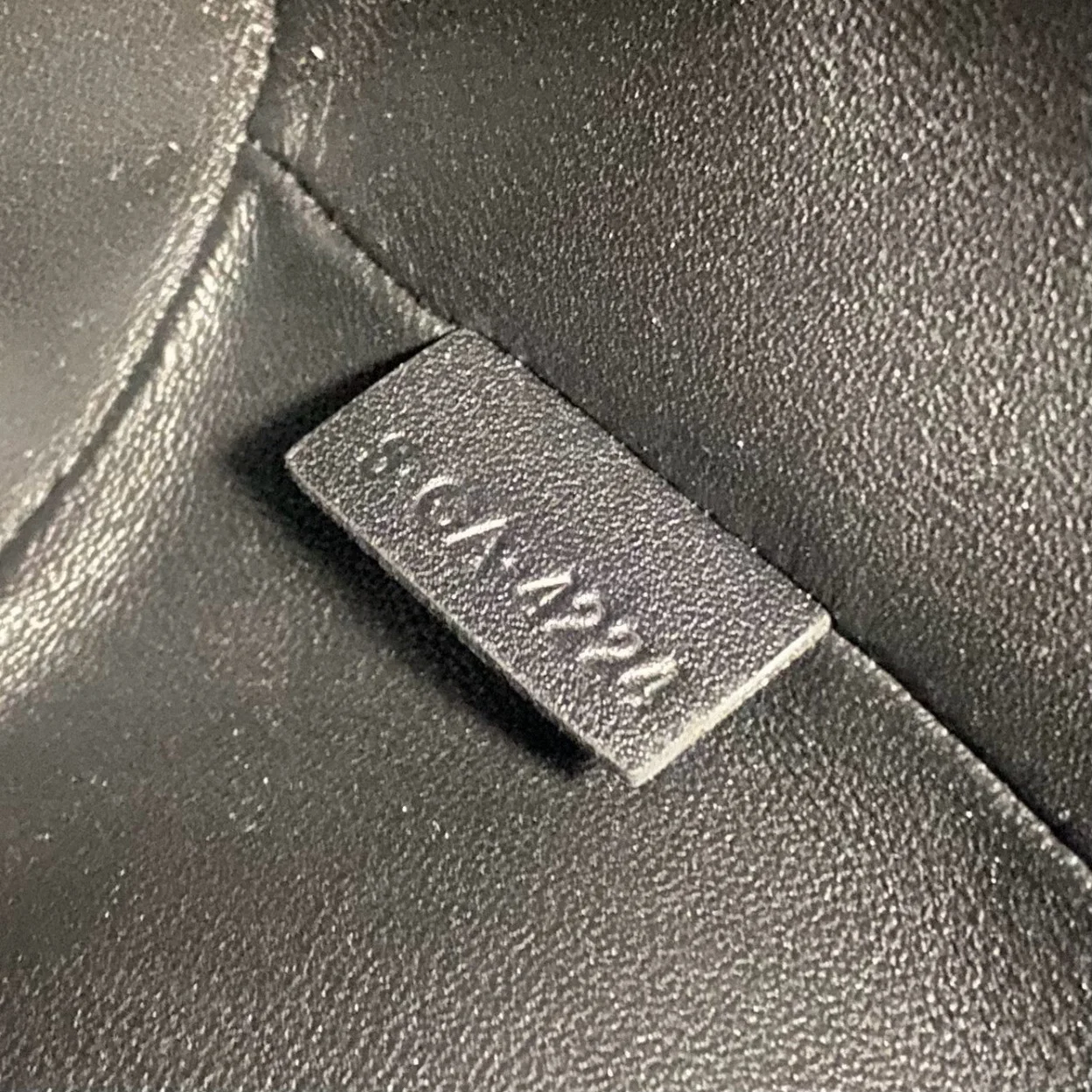 Celine Bonnie Backpack in Black Calfskin product view 13