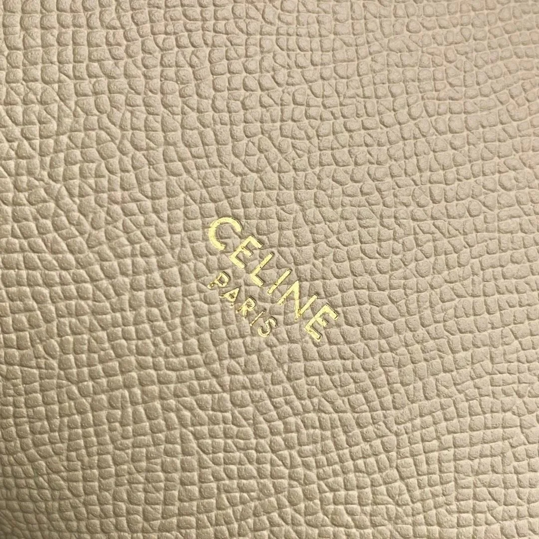 Celine Belt Mini Bag In Light Taupe Grained Calfskin product view 6
