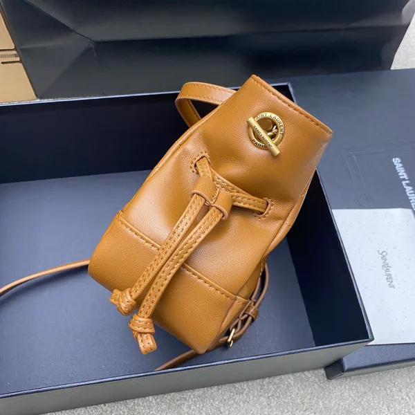 Saint Laurent Jamie Mini Shoulder Pouch — Tan product view 3