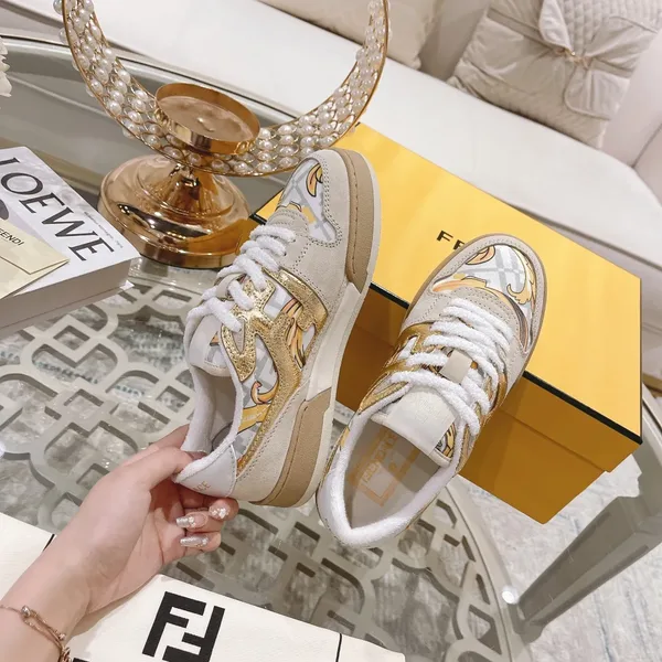 Fendi Match 2024 Sneakers Beige Classic product view 4