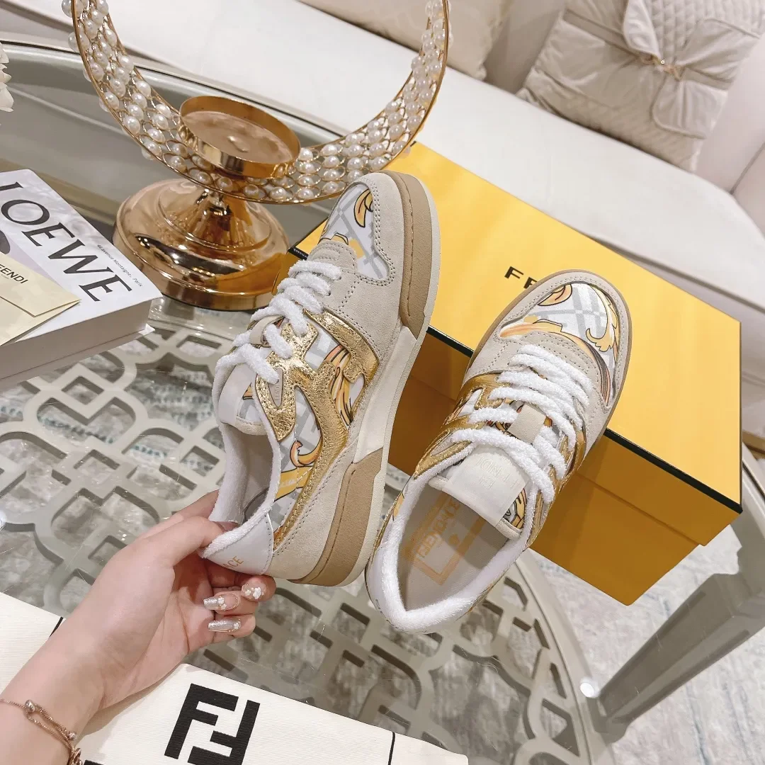 Fendi Match 2024 Sneakers Beige Classic product view 4