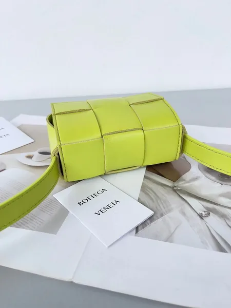 Bottega Veneta Candy Cassette Bag In Acid Kiwi Lambskin product view 2