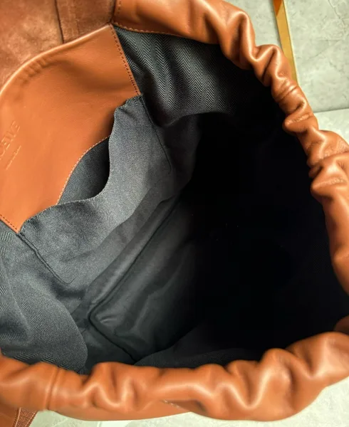 Loewe Flamenco Backpack in Brownie Supple Calfskin product view 8