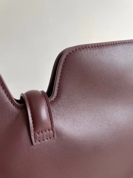Celine Medium Camille 16 Soft Bag In Smooth Calfskin — Burgundy product view 7