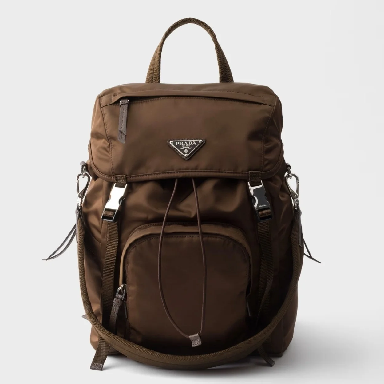 Prada Backpack in Sienna Re-Nylon product view 1