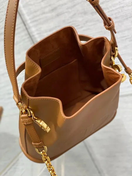 Dior C’est Medium Bag in Brown Saddle Calfskin product view 6