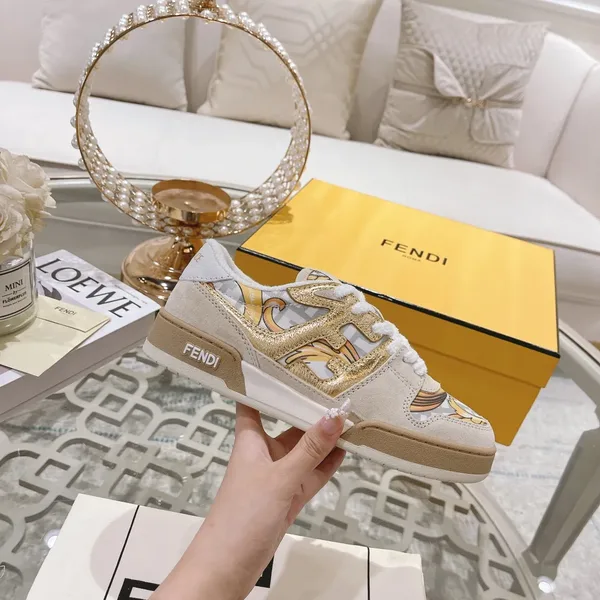 Fendi Match 2024 Sneakers Beige Classic product view 5