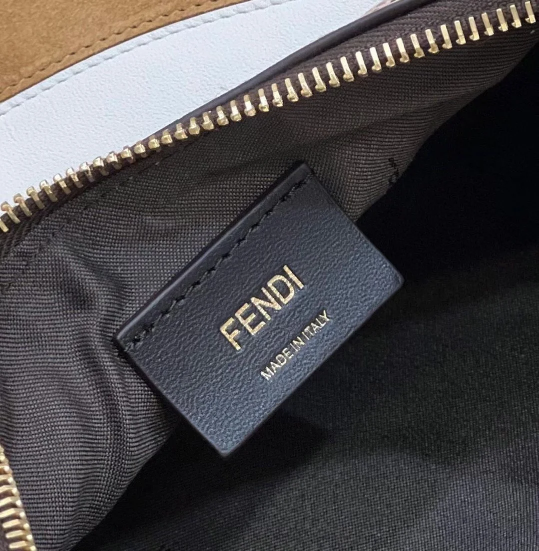 Fendi Fendigraphy Small Hobo Bag In Inlaying Leather product view 2