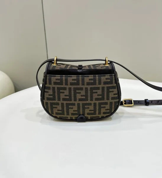 Fendi C’mon Small Bag in FF Jacquard Fabric product view 3