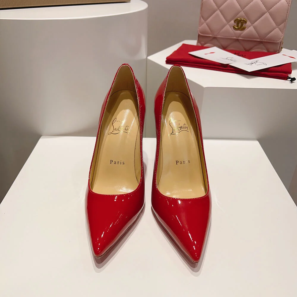 Christian Louboutin Kate Patent Pumps Red product view 3
