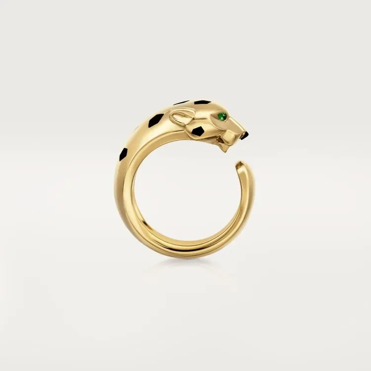 Cartier Panthere Gold-Tone Spotted Panther Open Ring product view 3