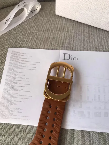Dior 30 Montaigne 40MM Belt In Camel Calfskin product view 5